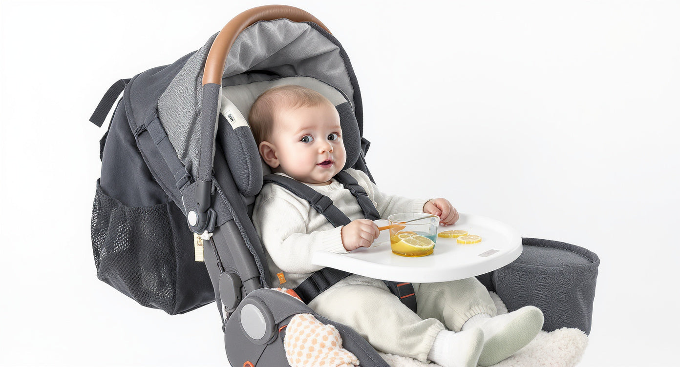 Feeding baby while traveling